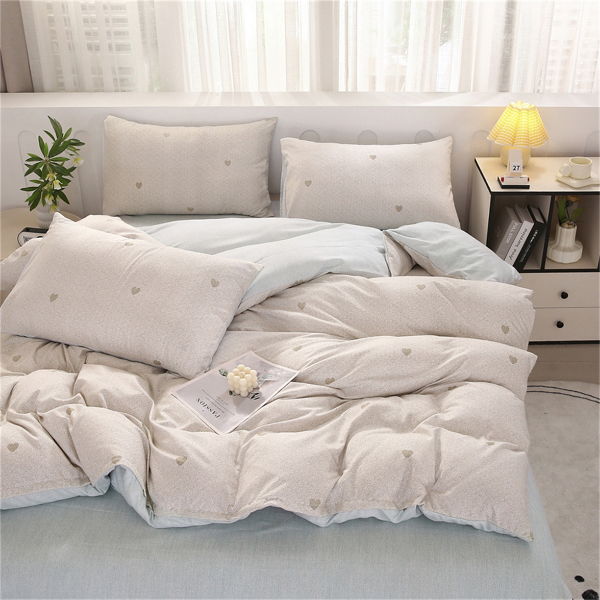 91家纺网 家纺一手货源 找家纺 织写 2025新款加厚磨毛澳绒棉四件套 快乐魔法