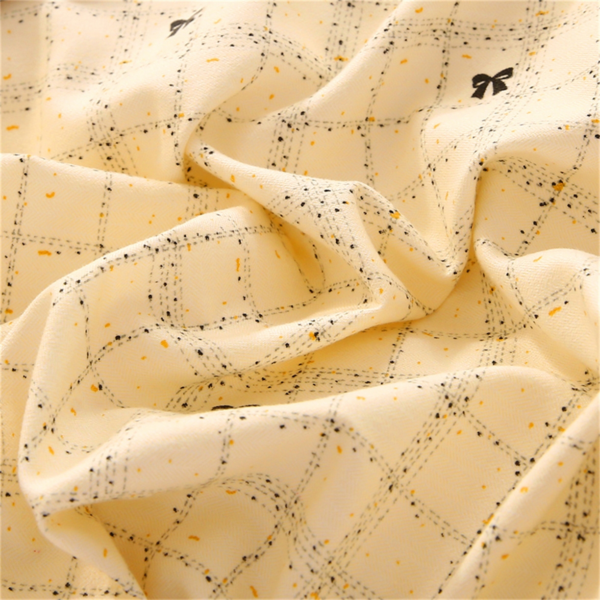 91家纺网 家纺一手货源 找家纺 织写 2025新款加厚磨毛澳绒棉四件套 幽香浪漫-黄