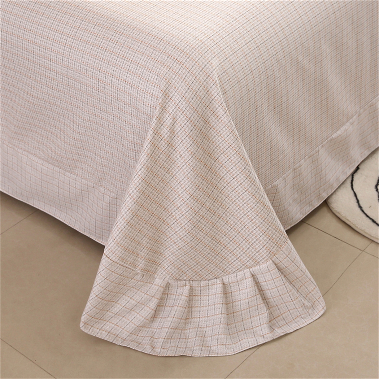 91家纺网 家纺一手货源 找家纺 织写 2025新款加厚磨毛澳绒棉四件套 莫奈