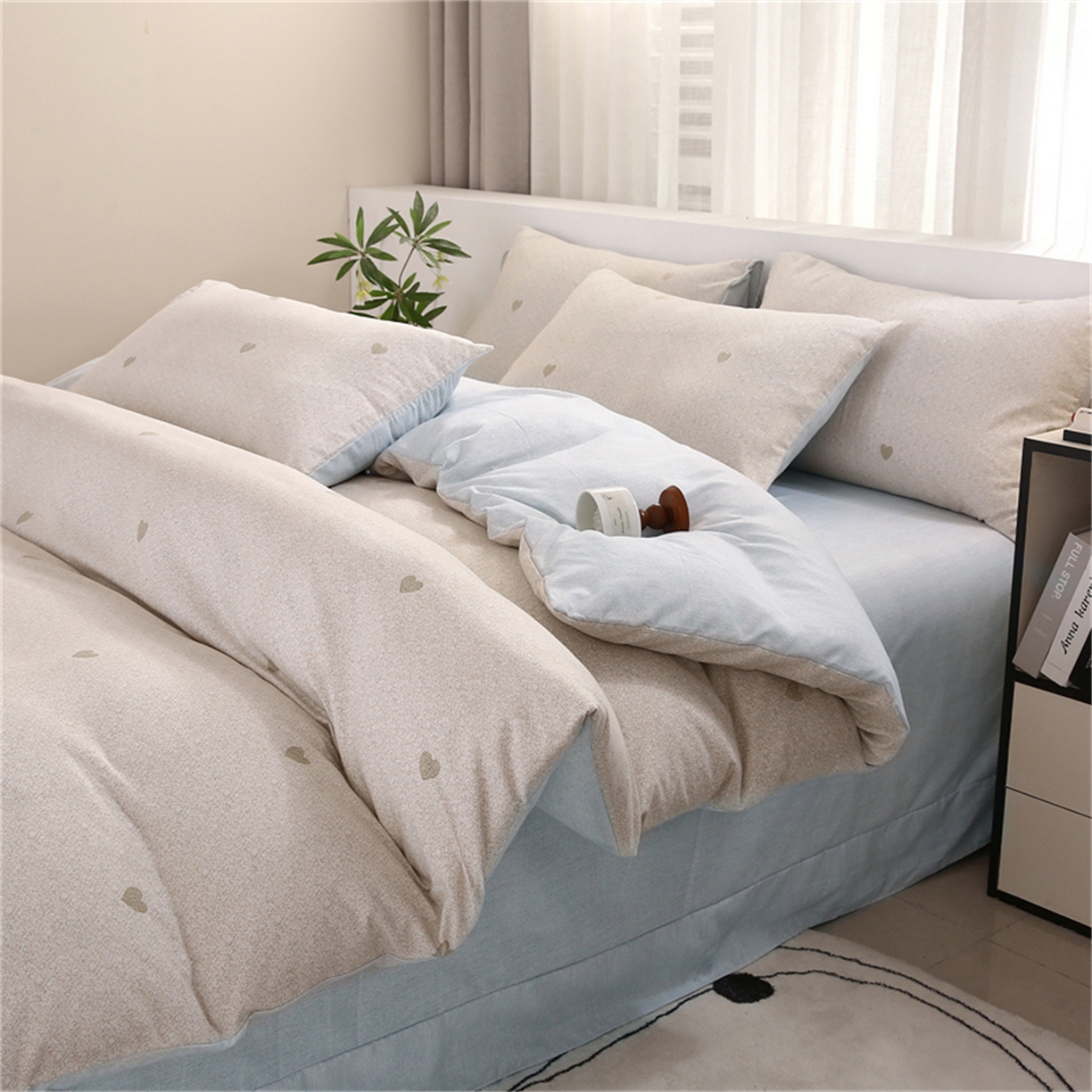 91家纺网 家纺一手货源 找家纺 织写 2025新款加厚磨毛澳绒棉四件套 快乐魔法