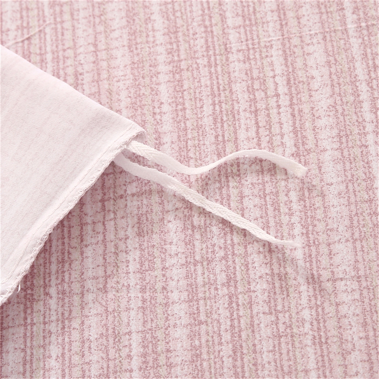 91家纺网 家纺一手货源 找家纺 织写 2025新款加厚磨毛澳绒棉四件套 美式田园-粉