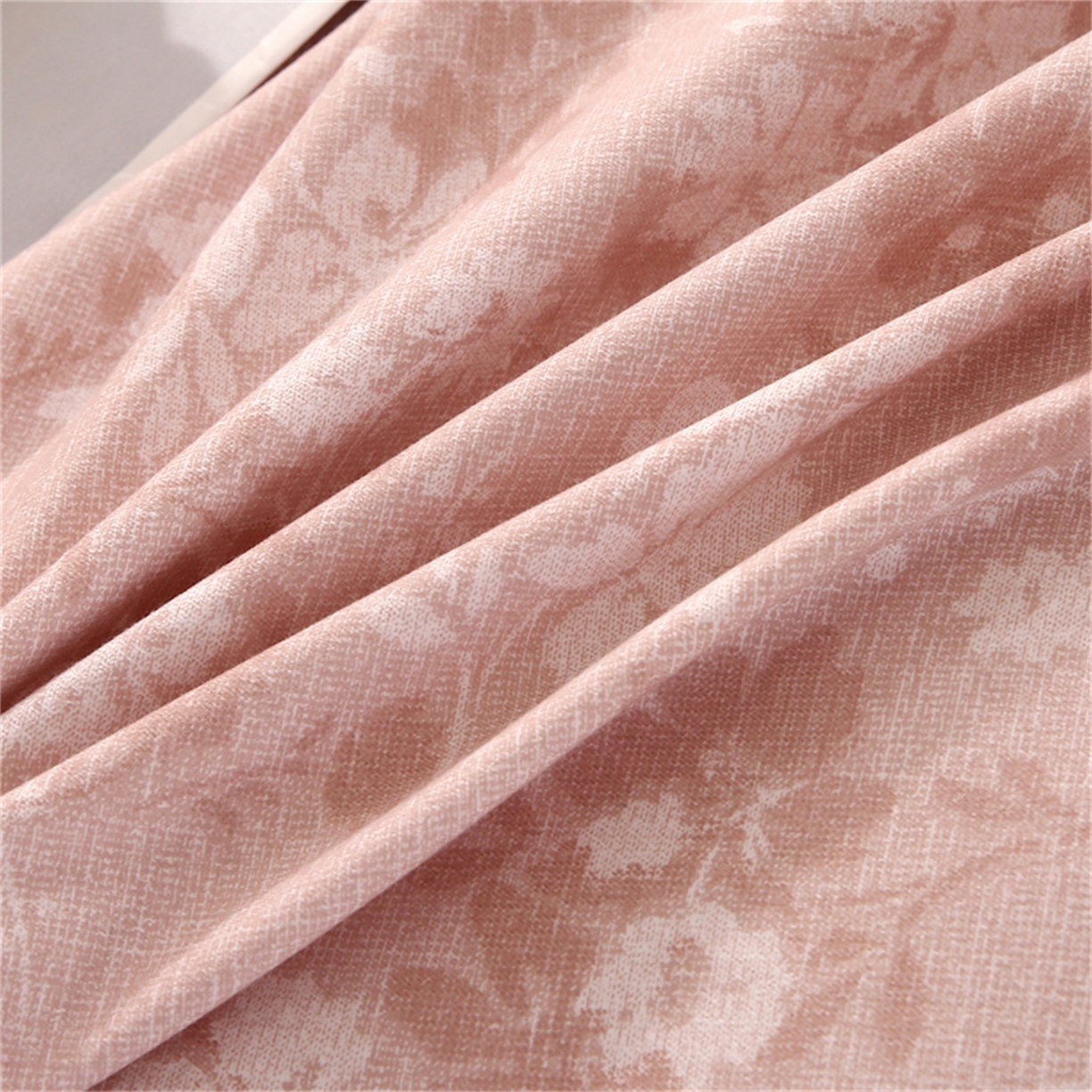 91家纺网 家纺一手货源 找家纺 织写 2025新款加厚磨毛澳绒棉四件套 美式田园-粉