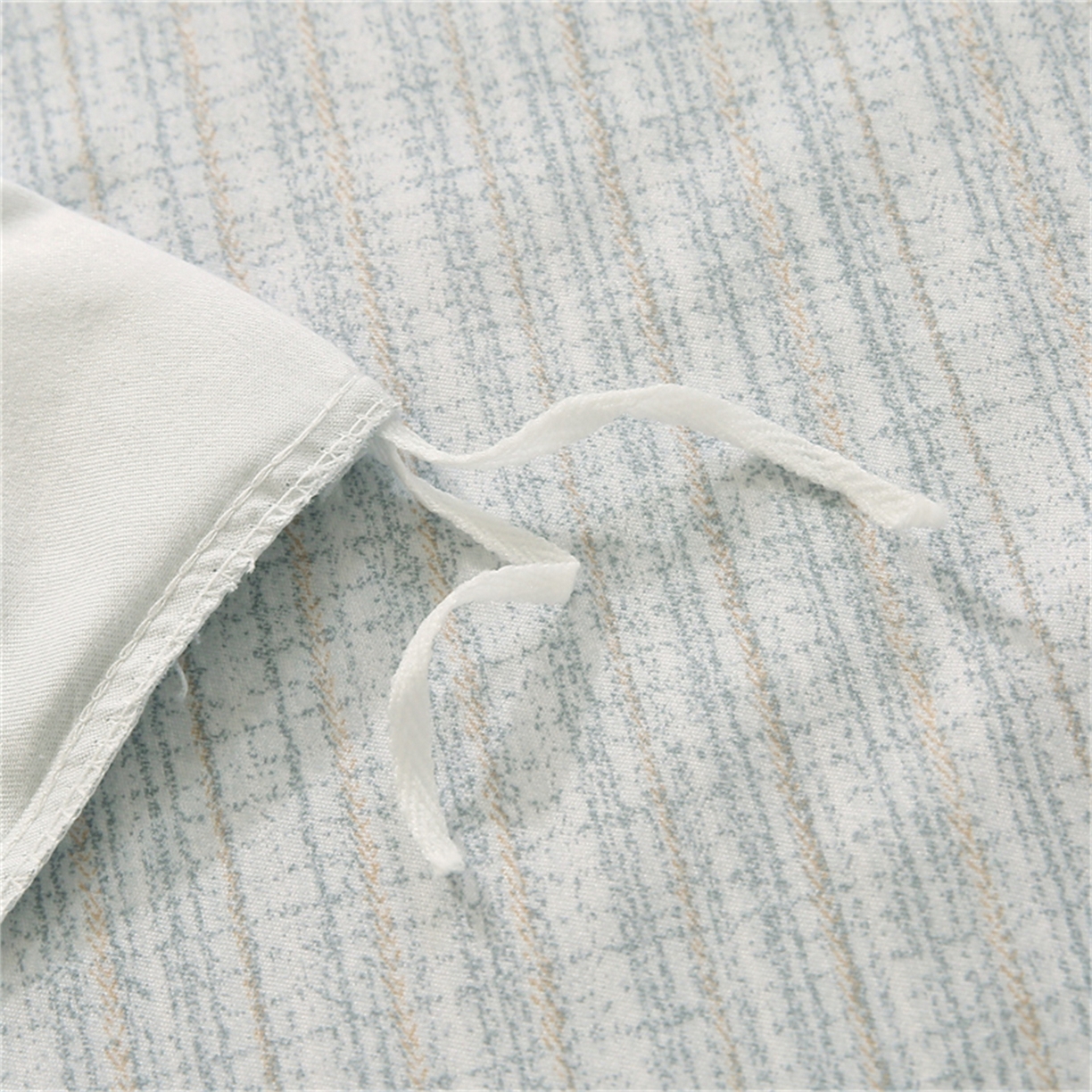 91家纺网 家纺一手货源 找家纺 织写 2025新款加厚磨毛澳绒棉四件套 美式田园-蓝灰