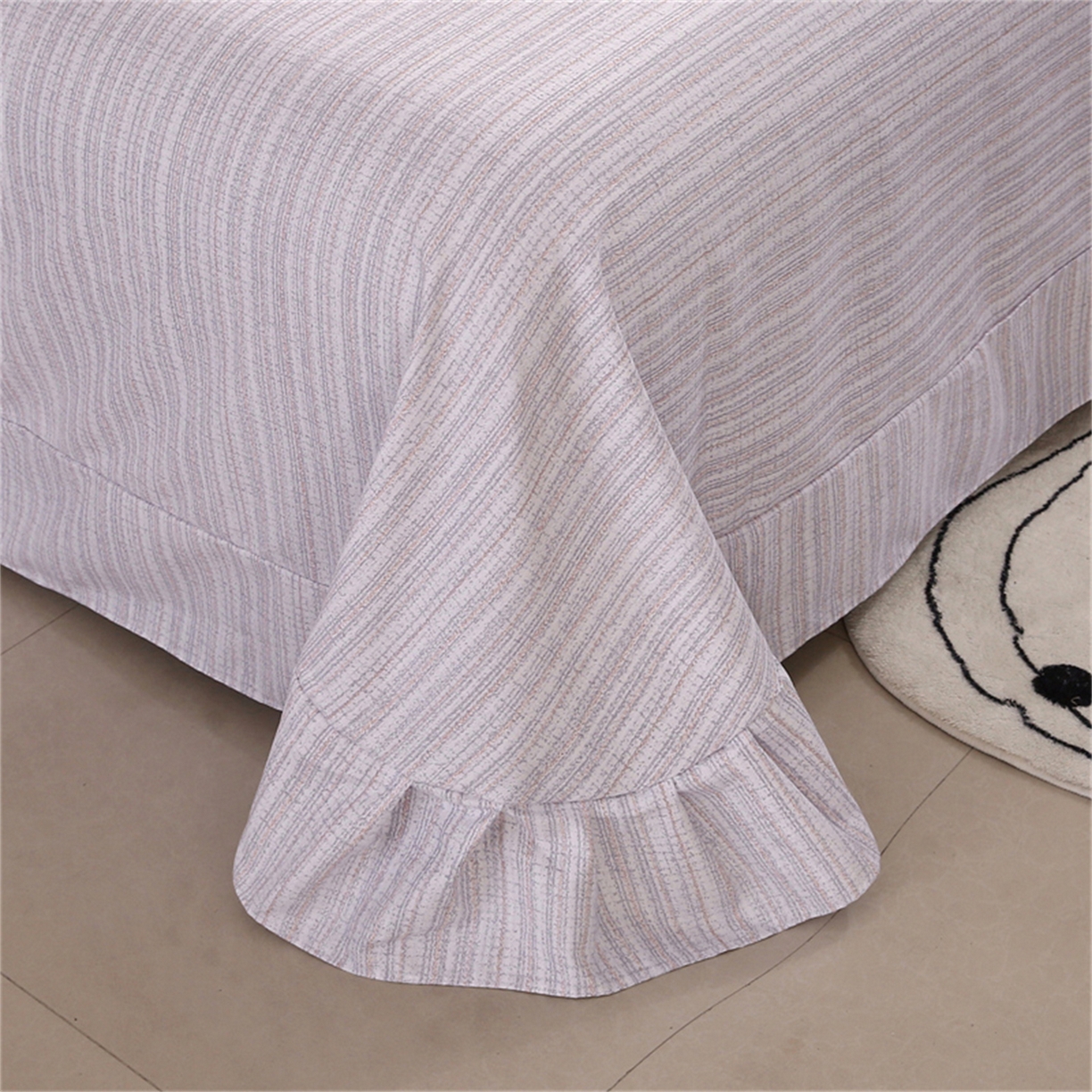 91家纺网 家纺一手货源 找家纺 织写 2025新款加厚磨毛澳绒棉四件套 繁华