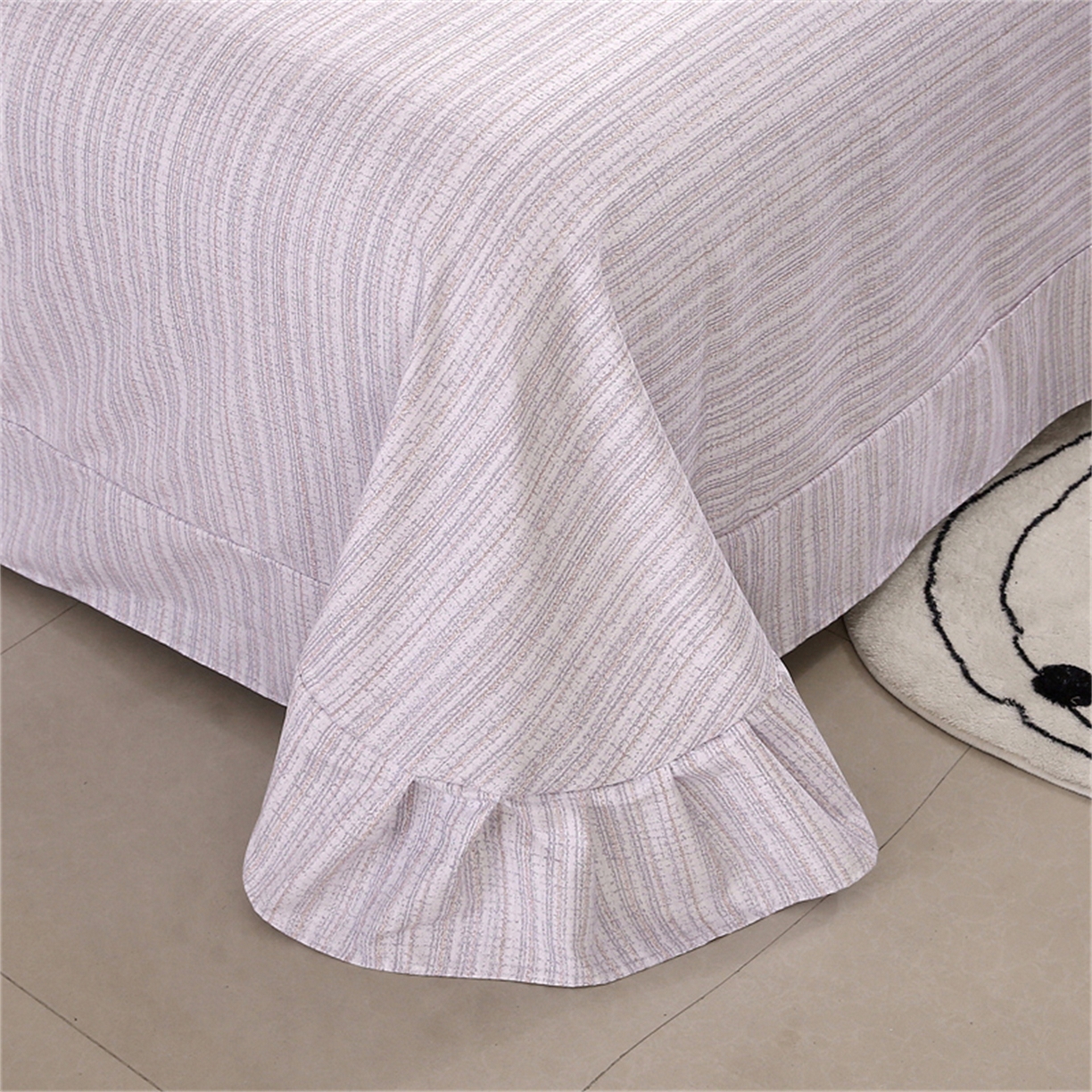 91家纺网 家纺一手货源 找家纺 织写 2025新款加厚磨毛澳绒棉四件套 欢喜时光