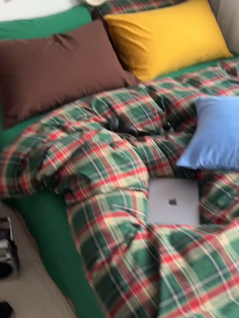 91家纺网 家纺一手货源 找家纺 （总）对白 2025新款32s全棉色织水洗棉四件套-苏格兰海岛-绿【提供买家秀】