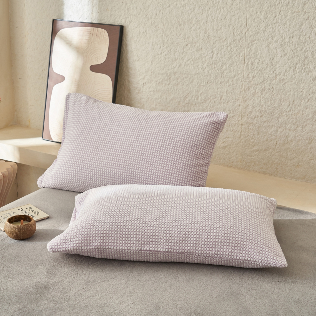 91家纺网 家纺一手货源 找家纺 早晨家纺 2025新款深蓝款阳离子提花牛奶绒四件套 深蓝-紫