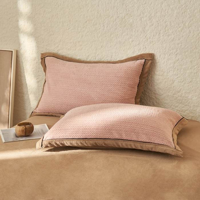 91家纺网 家纺一手货源 找家纺 （总）早晨家纺 2025新款青沐款牛奶绒提花四件套