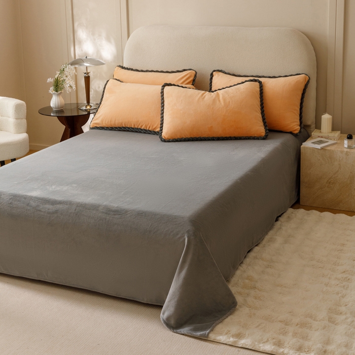 91家纺网 家纺一手货源 找家纺 （总）早晨家纺 2025新款牛奶绒双拼四件套