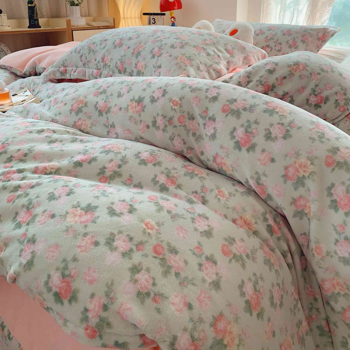 91家纺网 家纺一手货源 找家纺 （总）莱豫家纺 2025新款加厚牛奶绒三件套四件套保暖不静电