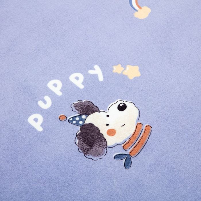 91家纺网 家纺一手货源 找家纺 北辰 2025新款牛奶绒地垫打地铺神器床边垫床垫遮盖物客厅地垫可定制 puppy狗