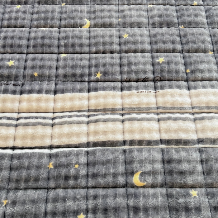 91家纺网 家纺一手货源 找家纺 梵朴 2025新款牛奶绒泡泡兔毛绒床垫学生宿舍床褥子床护垫大床款印花系列 繁星