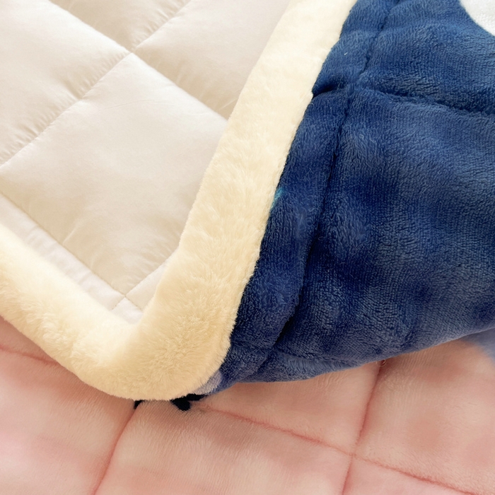 91家纺网 家纺一手货源 找家纺 梵朴 2025新款牛奶绒泡泡兔毛绒床垫学生宿舍床褥子床护垫大床款印花系列 梦幻太空人