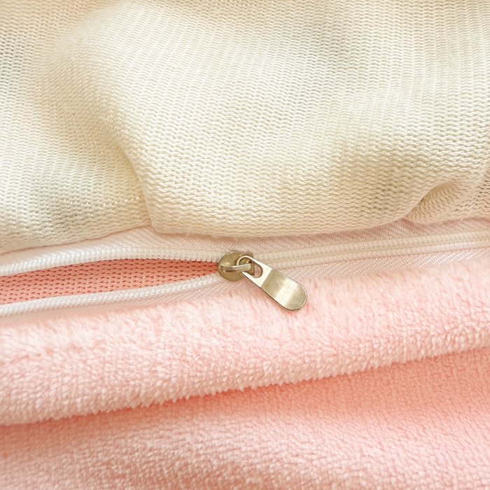 91家纺网 家纺一手货源 找家纺 米莱家纺 2025新款牛奶绒印花花边四件套 粉白波点