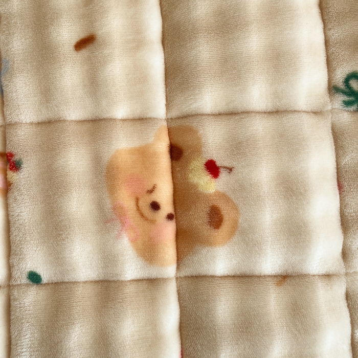 91家纺网 家纺一手货源 找家纺 梵朴 2025新款牛奶绒泡泡兔毛绒床垫学生宿舍床褥子床护垫学生款印花系列 黄油小熊