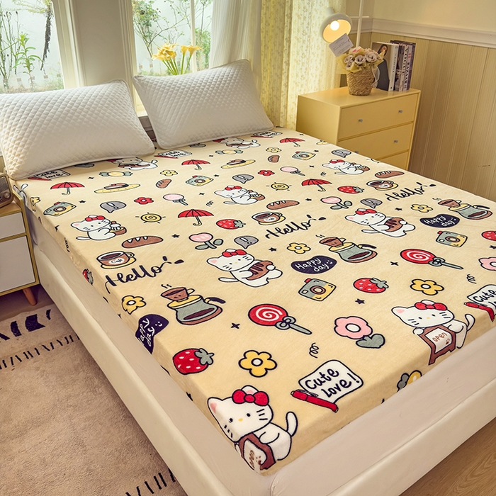 91家纺网 家纺一手货源 找家纺 北辰 2025新款冬季牛奶绒海绵床垫可拆洗软垫学生上下铺床垫可定制 欢乐假日