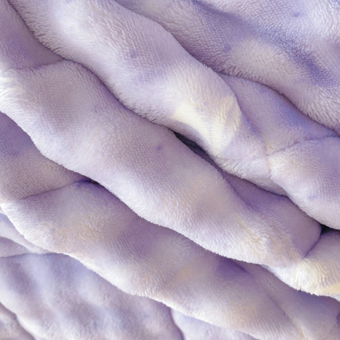 91家纺网 家纺一手货源 找家纺 梵朴 2025新款牛奶绒泡泡兔毛绒床垫学生宿舍床褥子床护垫学生款印花系列 蕾丝蝴蝶结紫