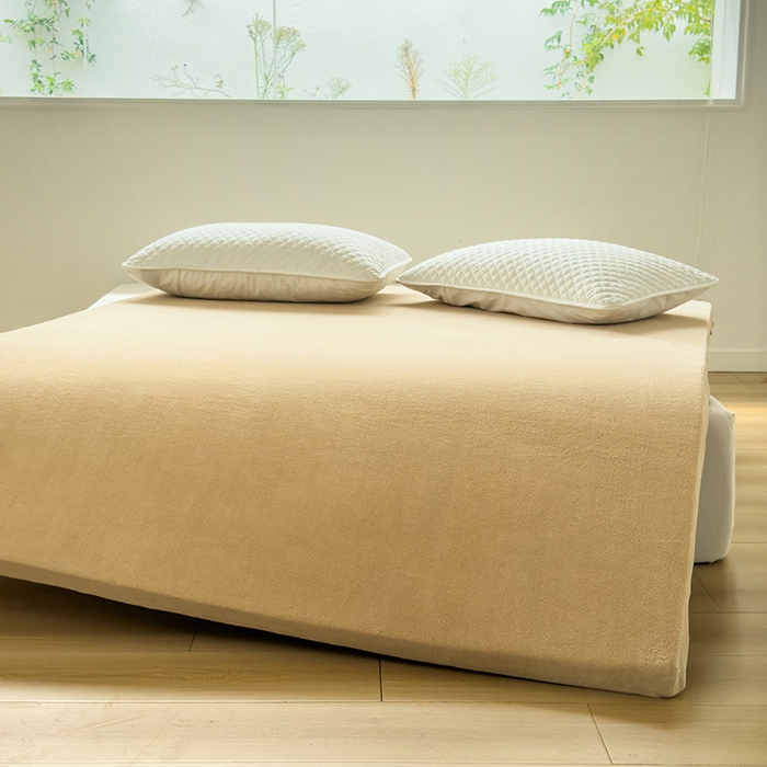 91家纺网 家纺一手货源 找家纺 北辰 2025新款冬季牛奶绒海绵床垫可拆洗软垫学生上下铺床垫可定制 纯色-棕