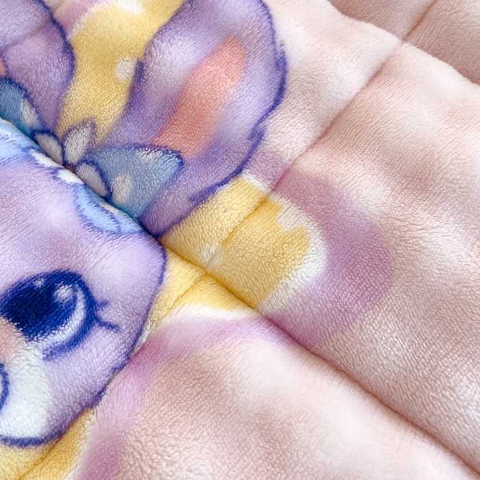 91家纺网 家纺一手货源 找家纺 梵朴 2025新款牛奶绒泡泡兔毛绒床垫学生宿舍床褥子床护垫学生款印花系列 星黛露粉