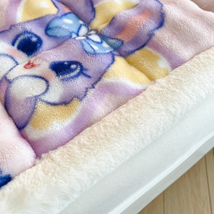 91家纺网 家纺一手货源 找家纺 梵朴 2025新款牛奶绒泡泡兔毛绒床垫学生宿舍床褥子床护垫学生款印花系列 星黛露粉