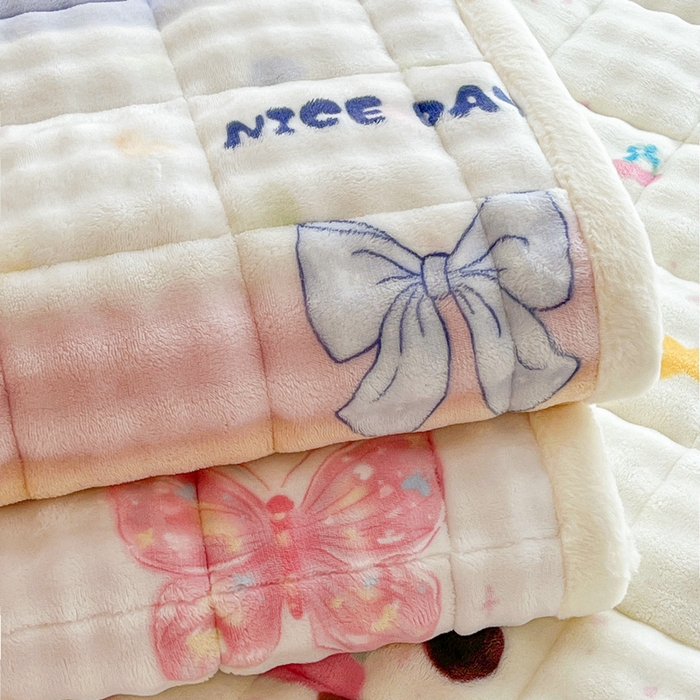 91家纺网 家纺一手货源 找家纺 梵朴 2025新款牛奶绒泡泡兔毛绒床垫学生宿舍床褥子床护垫学生款印花系列 组合图仅供参考不可下单