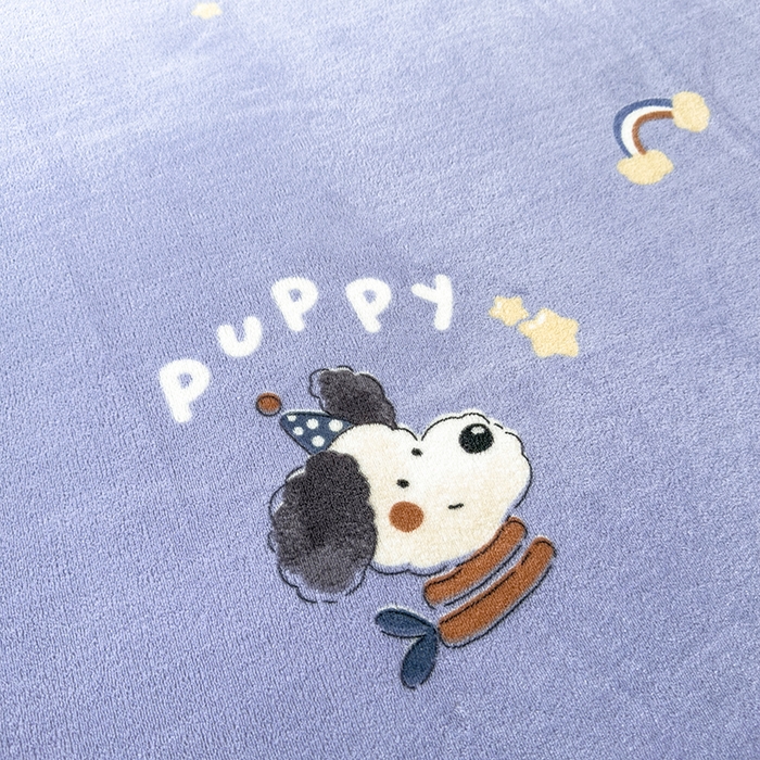 91家纺网 家纺一手货源 找家纺 北辰 2025新款冬季牛奶绒海绵床垫可拆洗软垫学生上下铺床垫可定制 puppy狗