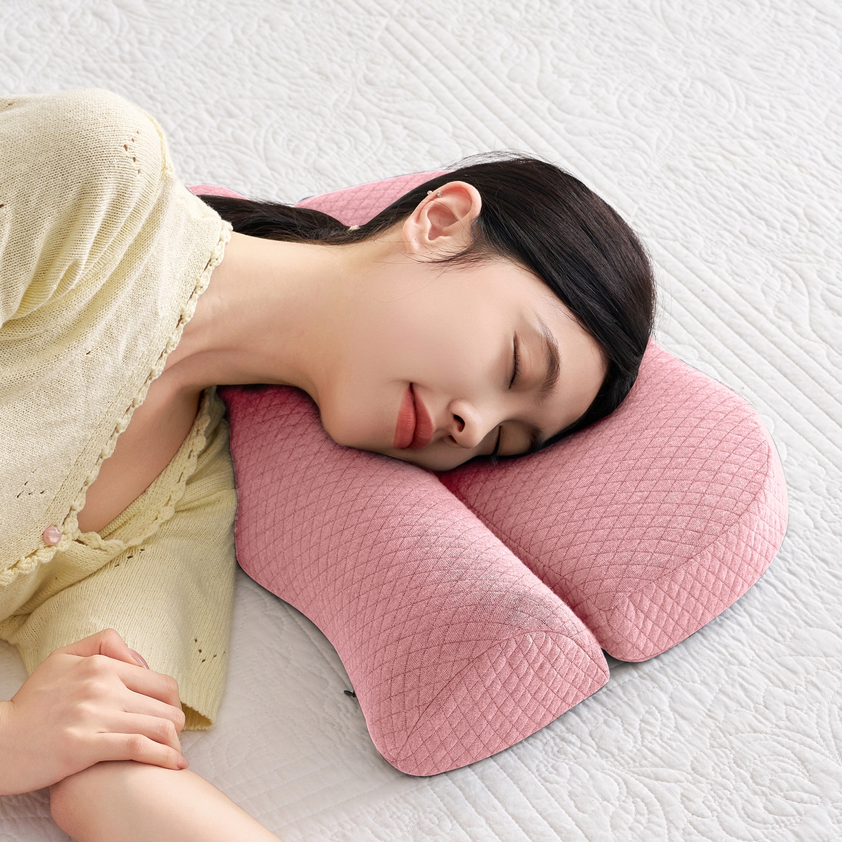 91家纺网 家纺一手货源 找家纺 （总）乐可 2025新款零压深睡枕记忆棉枕枕头枕芯