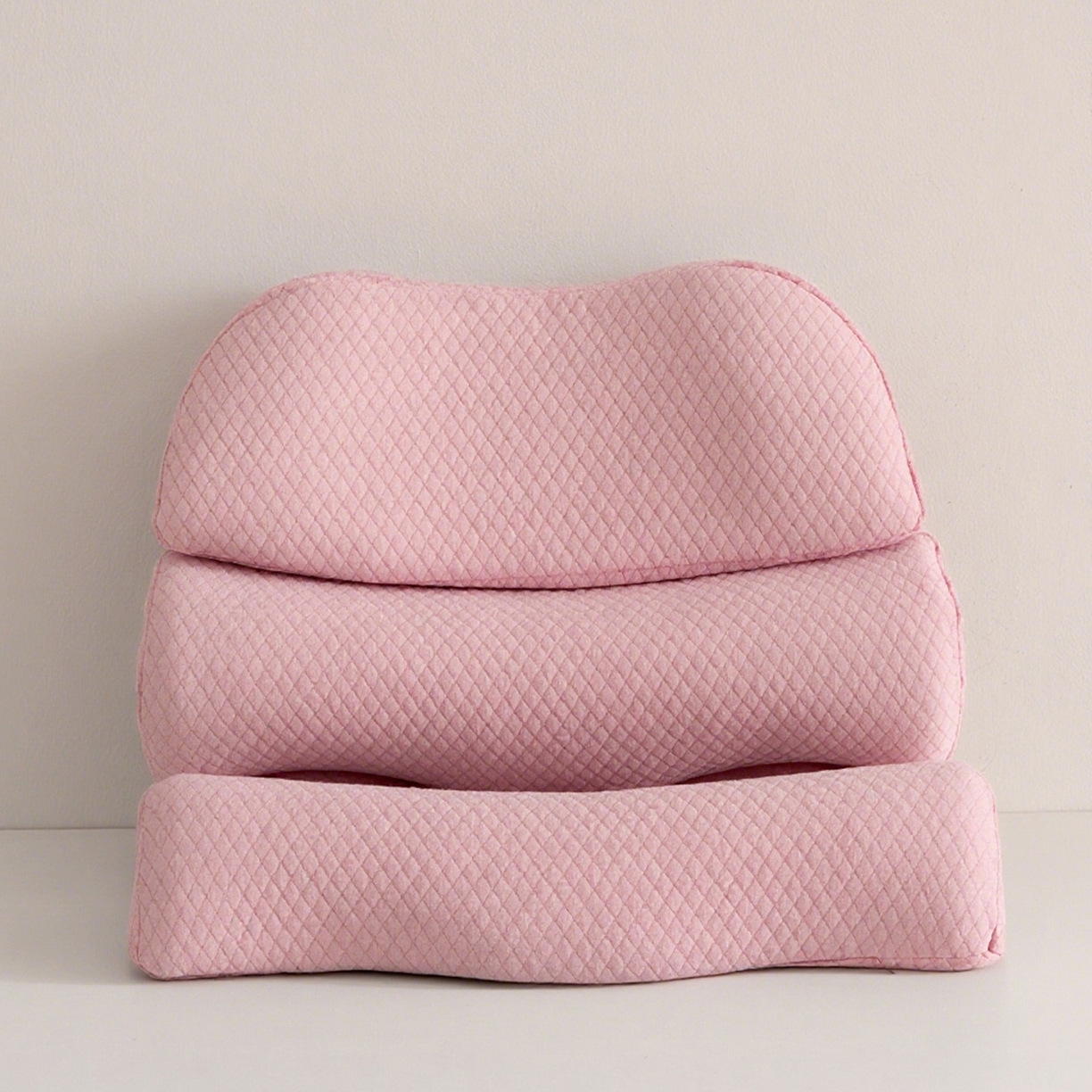 91家纺网 家纺一手货源 找家纺 乐可 2025新款零压深睡枕记忆棉枕枕头枕芯 零压深睡枕-粉