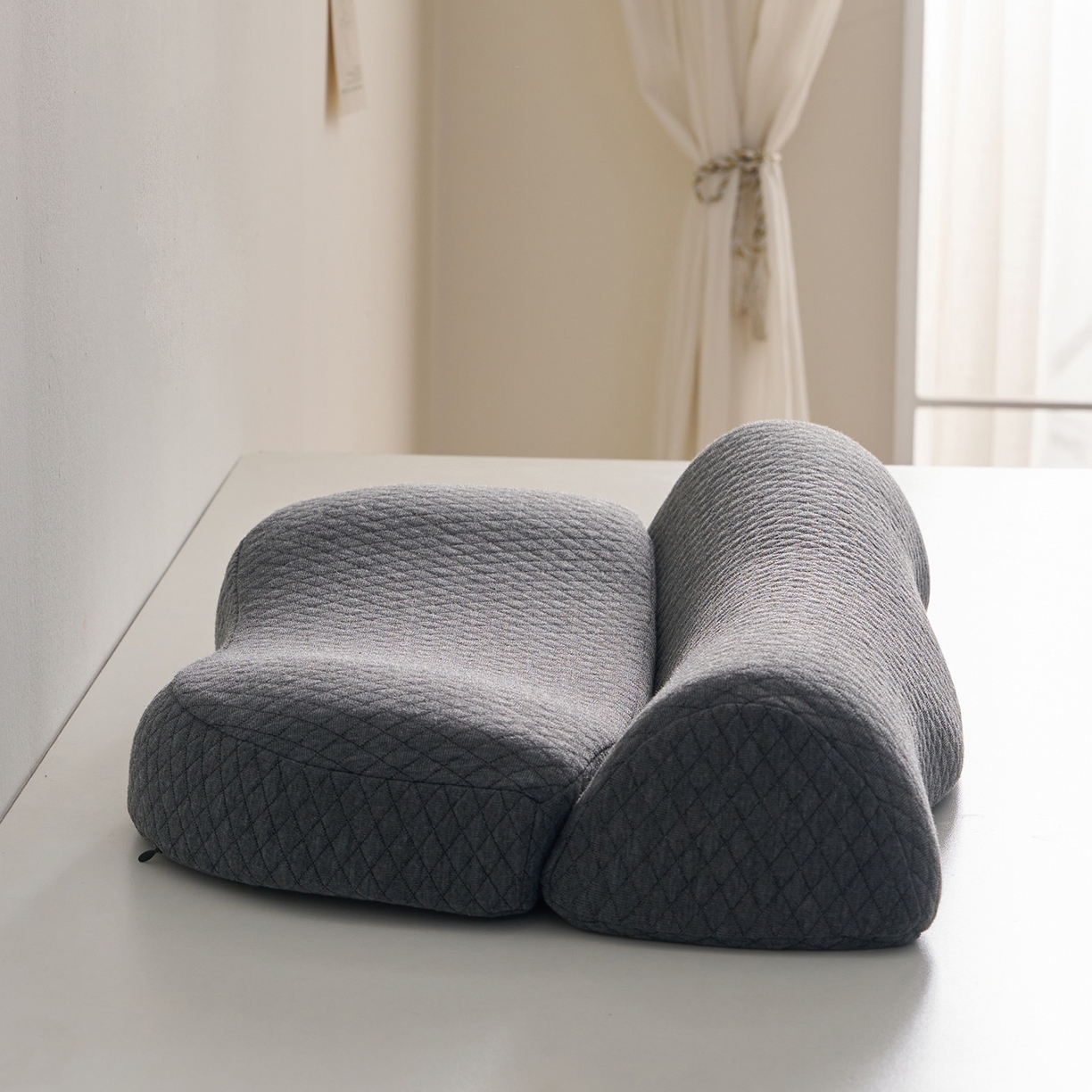 91家纺网 家纺一手货源 找家纺 乐可 2025新款零压深睡枕记忆棉枕枕头枕芯 零压深睡枕-黑