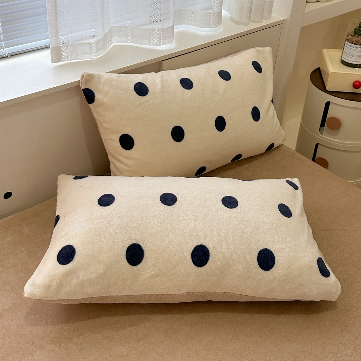 91家纺网 家纺一手货源 找家纺 梦莱斯 2025新款加厚保暖双面牛奶绒四件套 黑糖珍珠