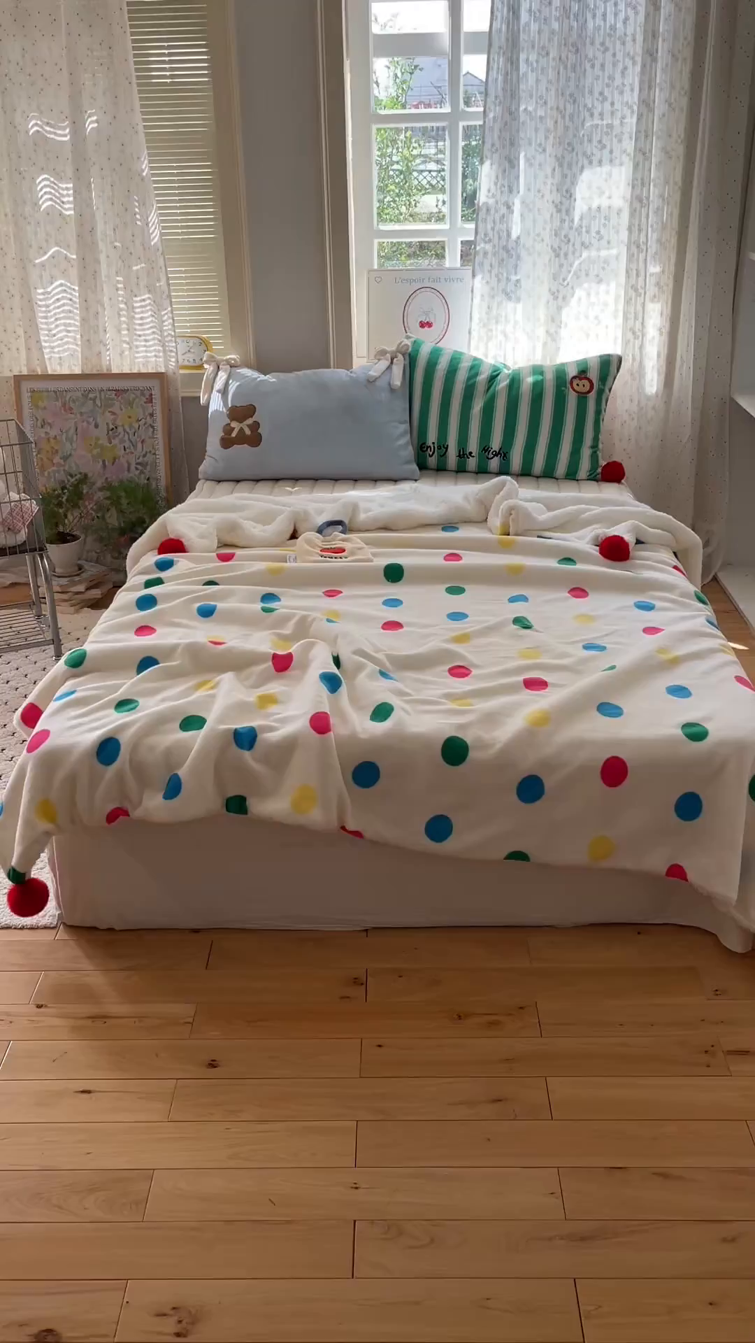 91家纺网 家纺一手货源 找家纺 轻奢坊 2025新款博主风豹纹牛奶绒羊羔绒毛毯 毯子-波点