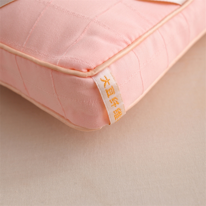 91家纺网 家纺一手货源 找家纺 爱衫妮 2025新款全棉A类提花大豆被-方格  被子被芯 方格-粉色