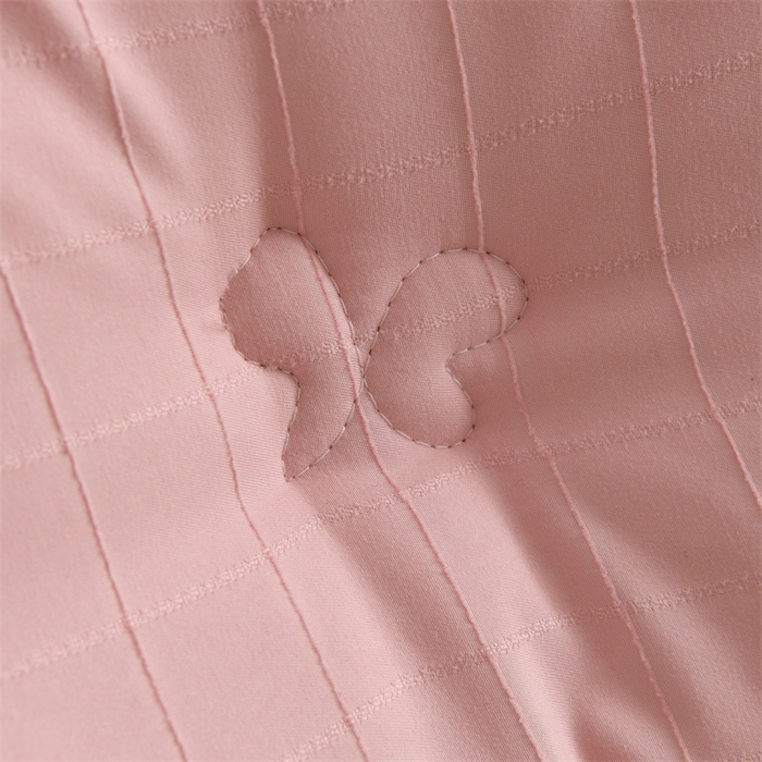 91家纺网 家纺一手货源 找家纺 爱衫妮 2025新款全棉A类提花大豆被-方格  被子被芯 方格-豆沙