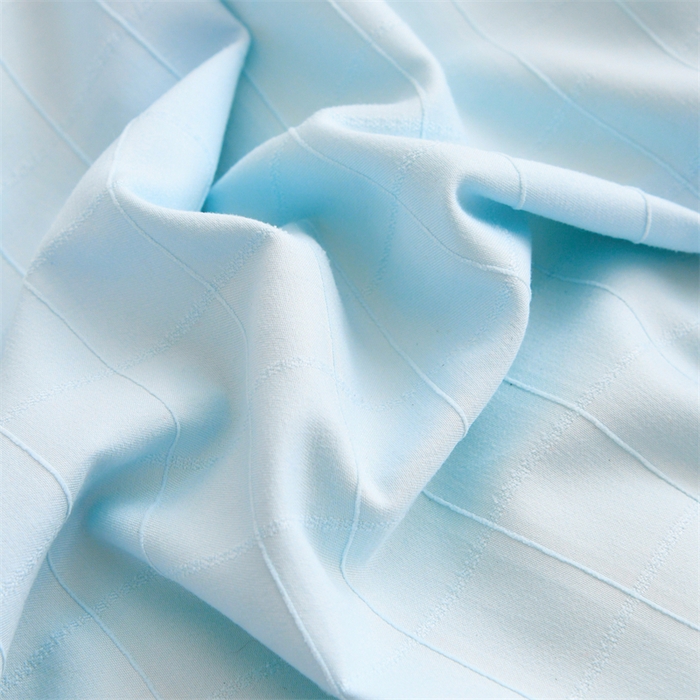 91家纺网 家纺一手货源 找家纺 爱衫妮 2025新款全棉A类提花大豆被-方格  被子被芯 方格-天蓝