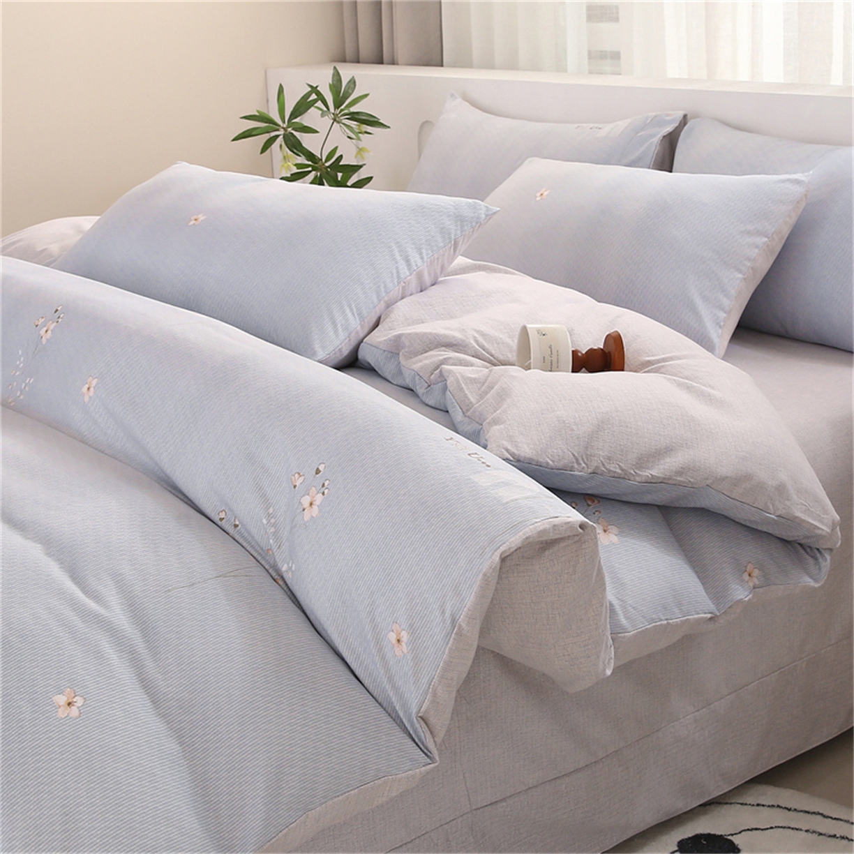 91家纺网 家纺一手货源 找家纺 （总）织写 2025新款加厚磨毛澳绒棉四件套