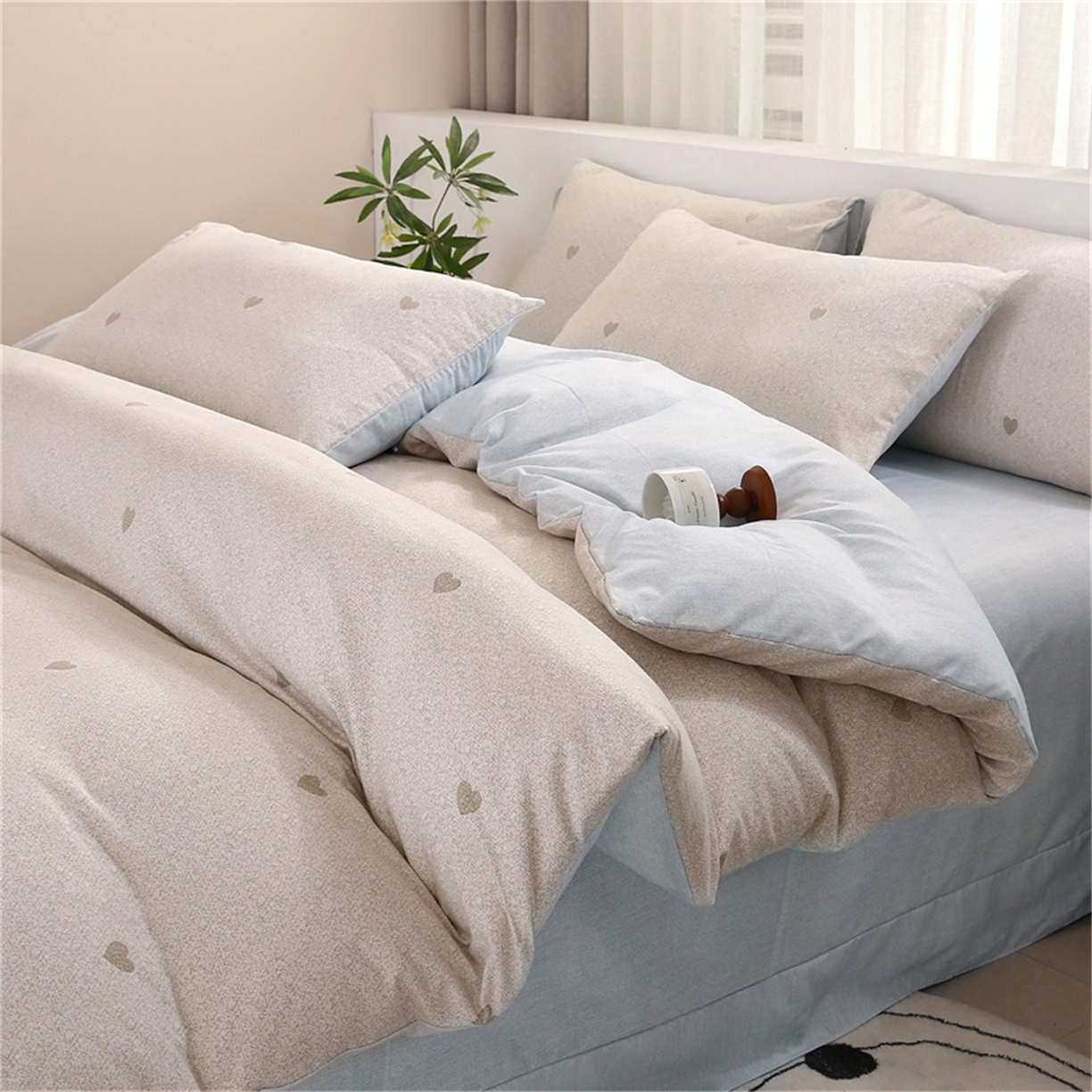 91家纺网 家纺一手货源 找家纺 （总）织写 2025新款加厚磨毛澳绒棉四件套