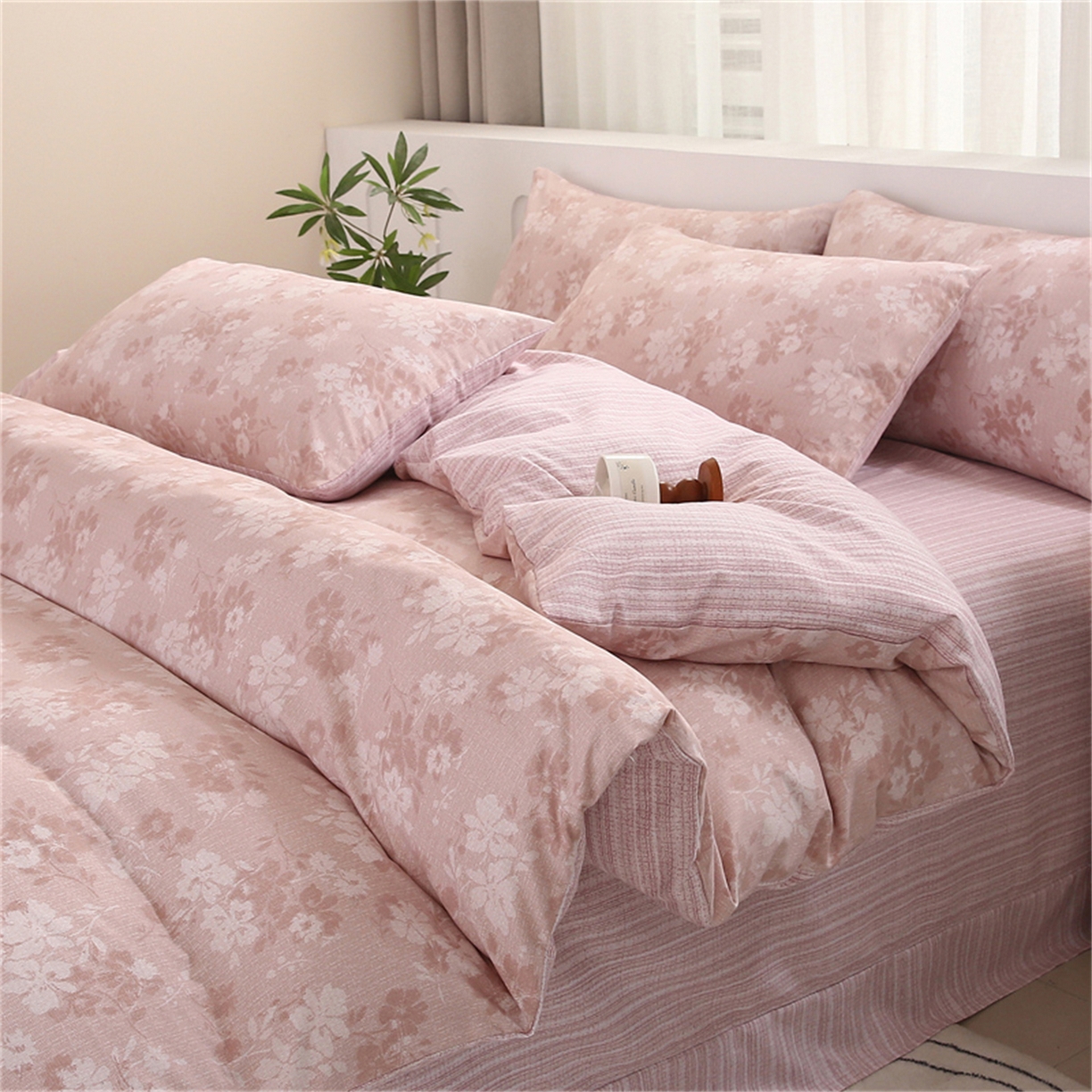 91家纺网 家纺一手货源 找家纺 （总）织写 2025新款加厚磨毛澳绒棉四件套