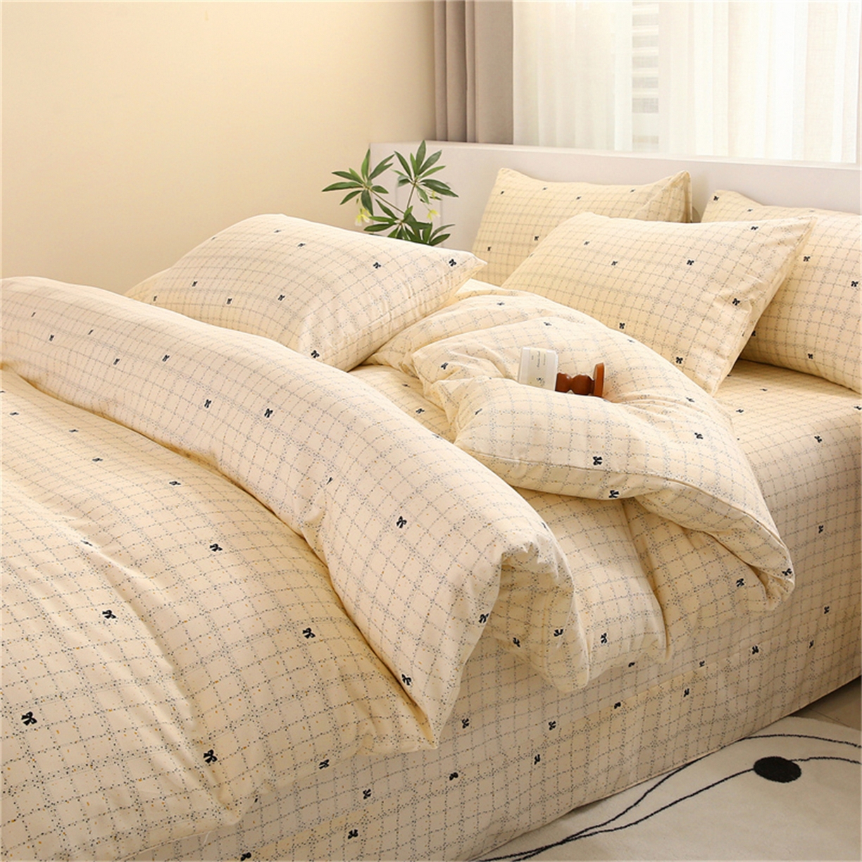 91家纺网 家纺一手货源 找家纺 （总）织写 2025新款加厚磨毛澳绒棉四件套