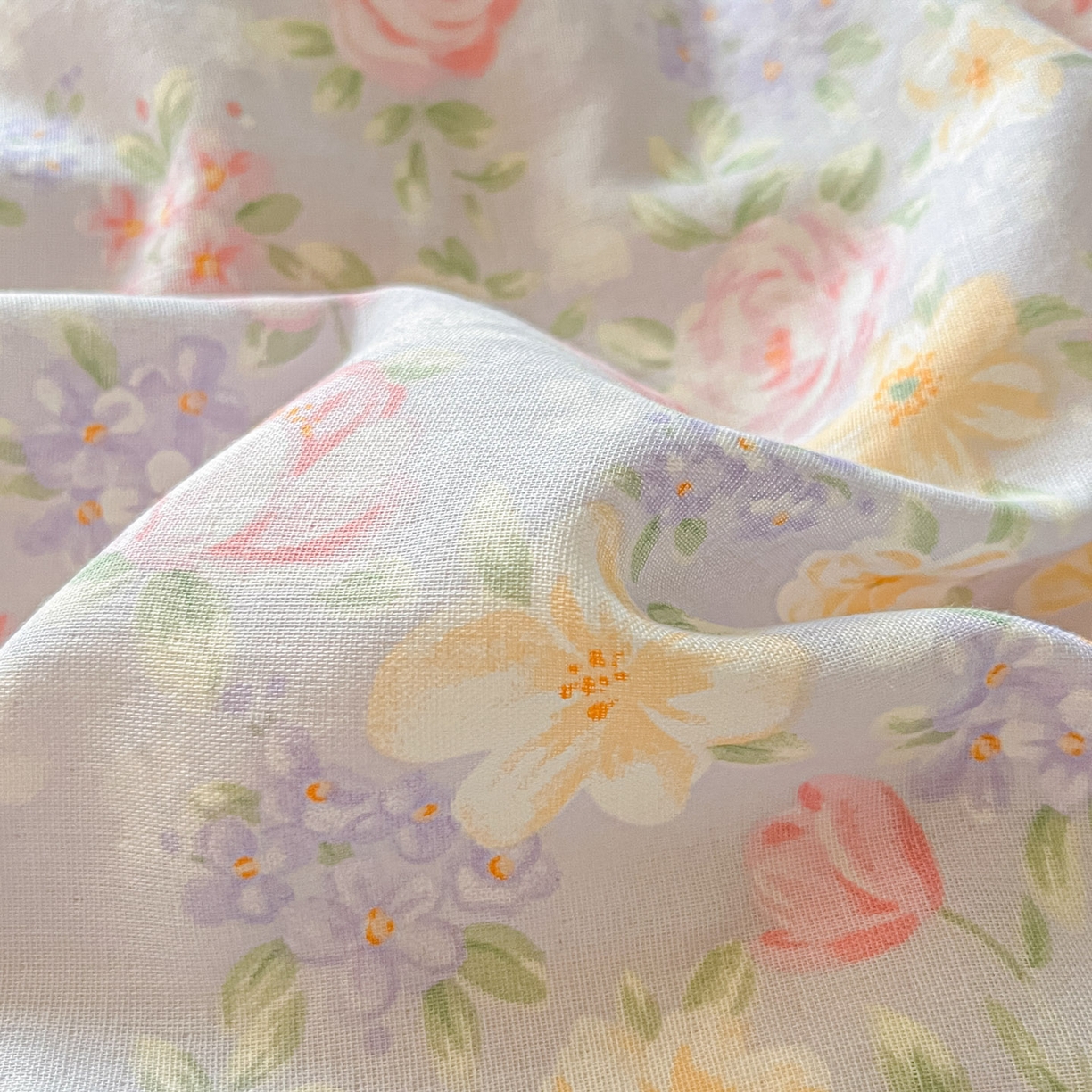 91家纺网 家纺一手货源 找家纺 一比一家纺 2025新款全棉双层纱四件套黎漫