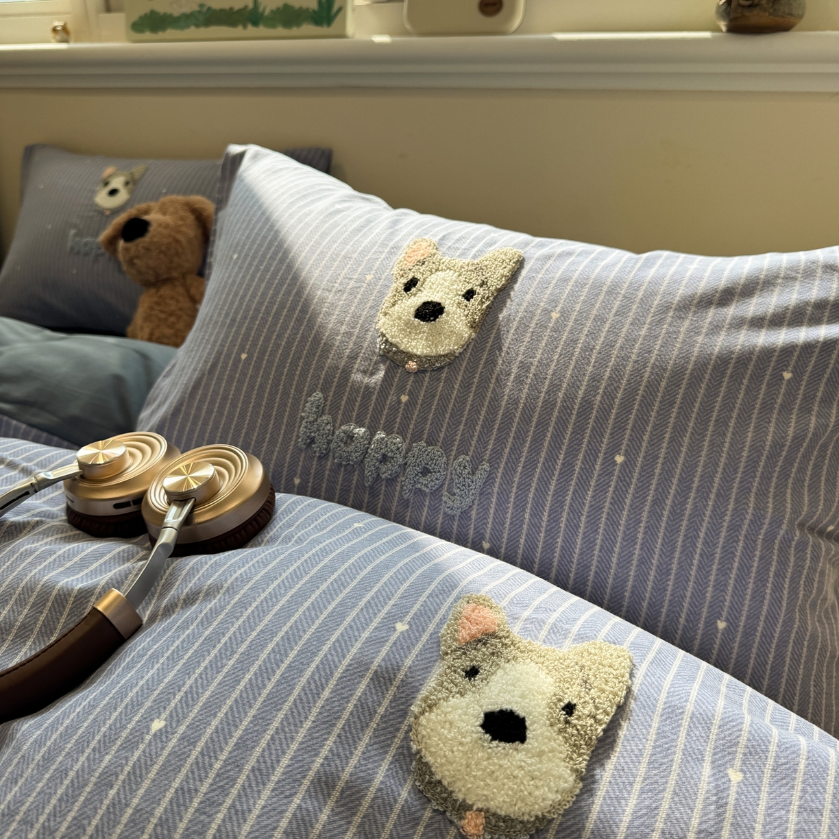 91家纺网 家纺一手货源 找家纺 慕尚家纺 2025新款全棉磨毛毛巾绣单被套 多多