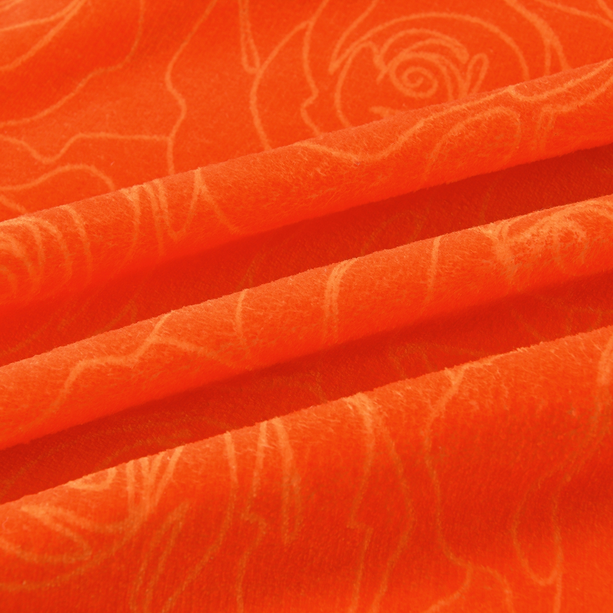 91家纺网 家纺一手货源 找家纺 赛丽雅 2025新款牛奶绒床裙四件套8-9斤法莱绒直播爆款日产2万套 山茶花-橙