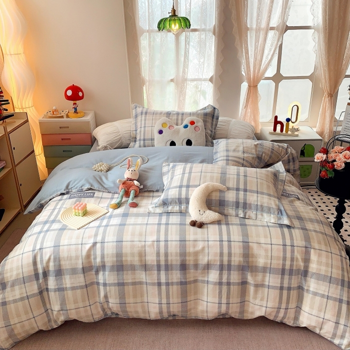 莱豫家纺 2025新款亲肤舒适小清新印花全棉四件套第六批 格式化