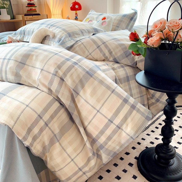 91家纺网 家纺一手货源 找家纺 莱豫家纺 2025新款亲肤舒适小清新印花全棉四件套第六批 格式化