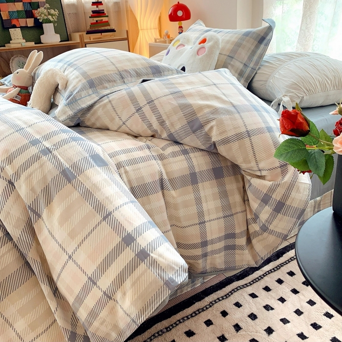 91家纺网 家纺一手货源 找家纺 莱豫家纺 2025新款亲肤舒适小清新印花全棉四件套第六批 格式化