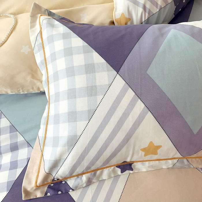 91家纺网 家纺一手货源 找家纺 莱豫家纺 2025新款亲肤舒适小清新印花全棉四件套第六批 漂流记