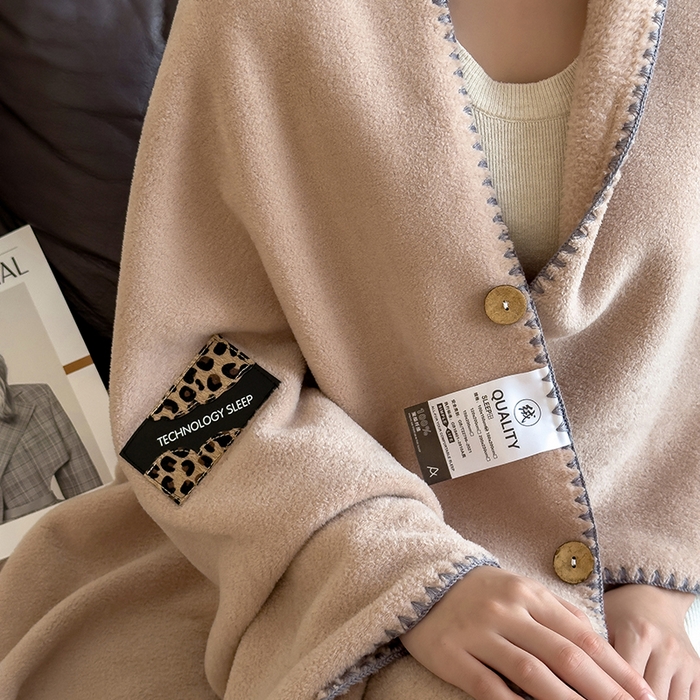 91家纺网 家纺一手货源 找家纺 合纵跨境工厂 2025秋冬新款加厚可机洗羊棉绒贝壳边毛毯冬季保暖盖毯跨境外贸JIT一件代发 秋栗棕