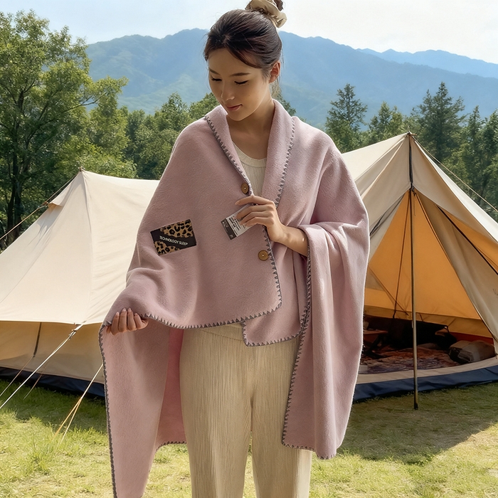 91家纺网 家纺一手货源 找家纺 合纵跨境工厂 2025秋冬新款加厚可机洗羊棉绒贝壳边毛毯冬季保暖盖毯跨境外贸JIT一件代发 樱昙粉