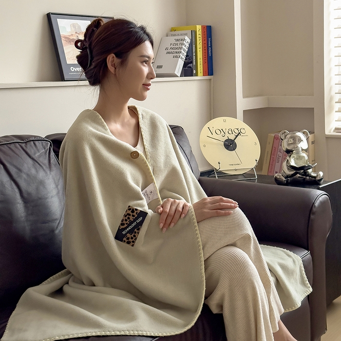 91家纺网 家纺一手货源 找家纺 合纵跨境工厂 2025秋冬新款加厚可机洗羊棉绒贝壳边毛毯冬季保暖盖毯跨境外贸JIT一件代发 松针绿