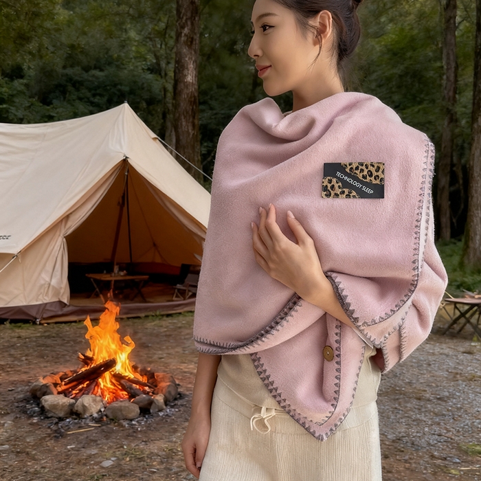 91家纺网 家纺一手货源 找家纺 合纵跨境工厂 2025秋冬新款加厚可机洗羊棉绒贝壳边毛毯冬季保暖盖毯跨境外贸JIT一件代发 樱昙粉