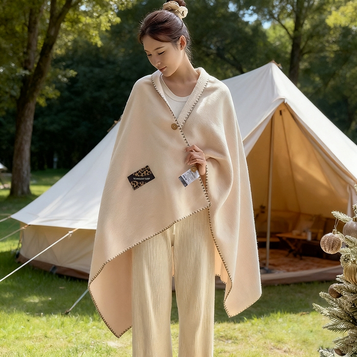 91家纺网 家纺一手货源 找家纺 合纵跨境工厂 2025秋冬新款加厚可机洗羊棉绒贝壳边毛毯冬季保暖盖毯跨境外贸JIT一件代发 云絮白